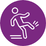 icon of person falling