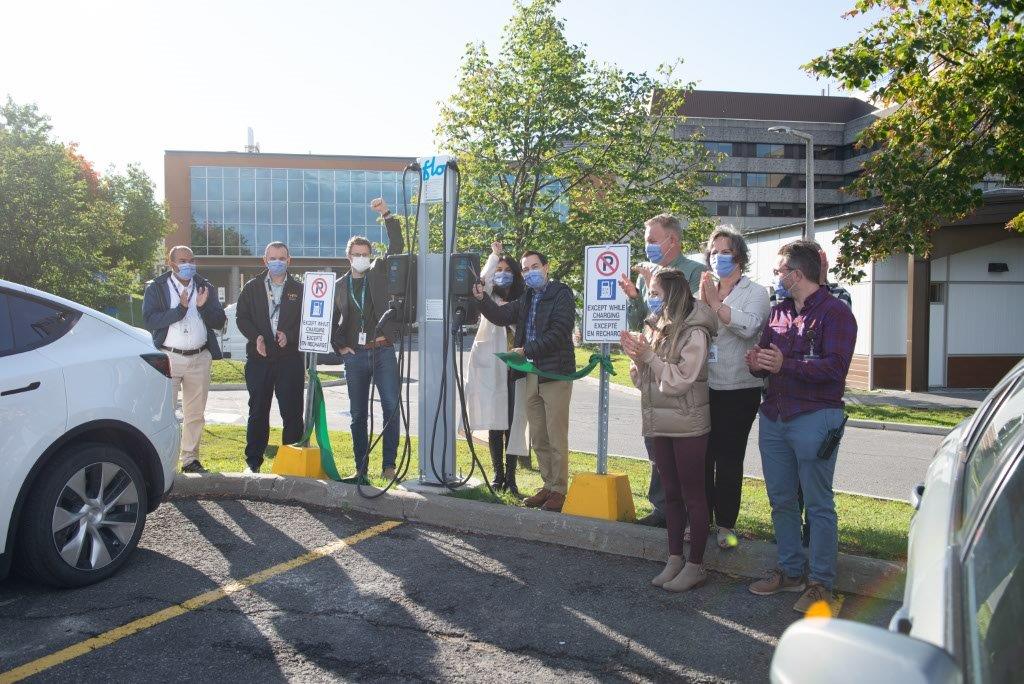 CHEO unveils new EV Charging Stations, part of it's Kick the Carbon Strategy