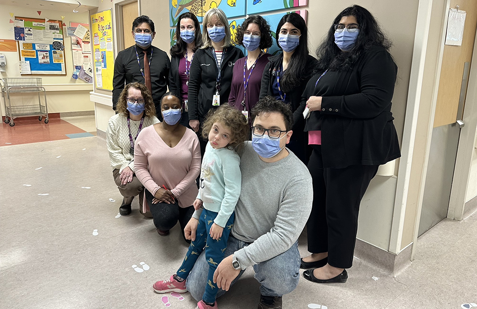 NF1 clinic doctors and patient