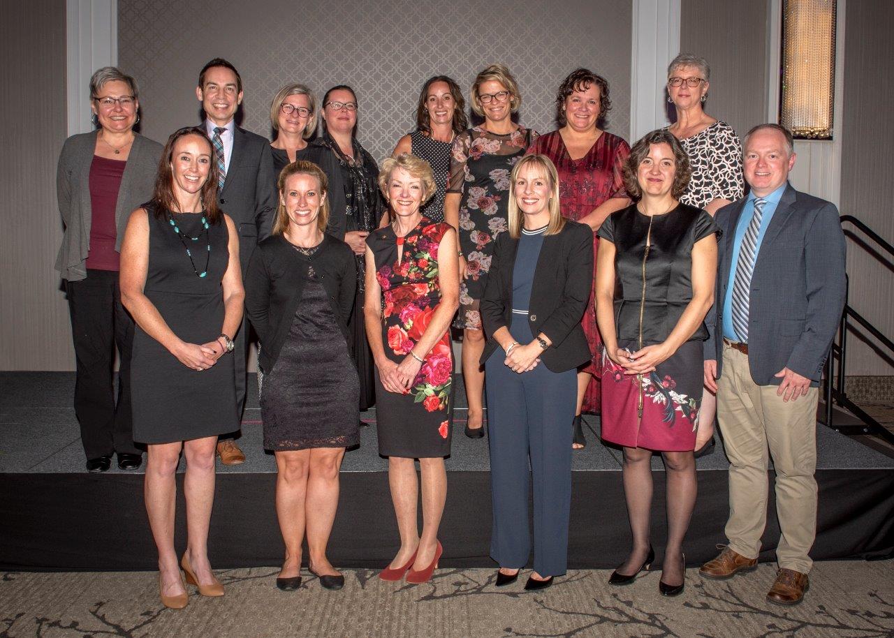 Group photo of Shining Star Award recipients