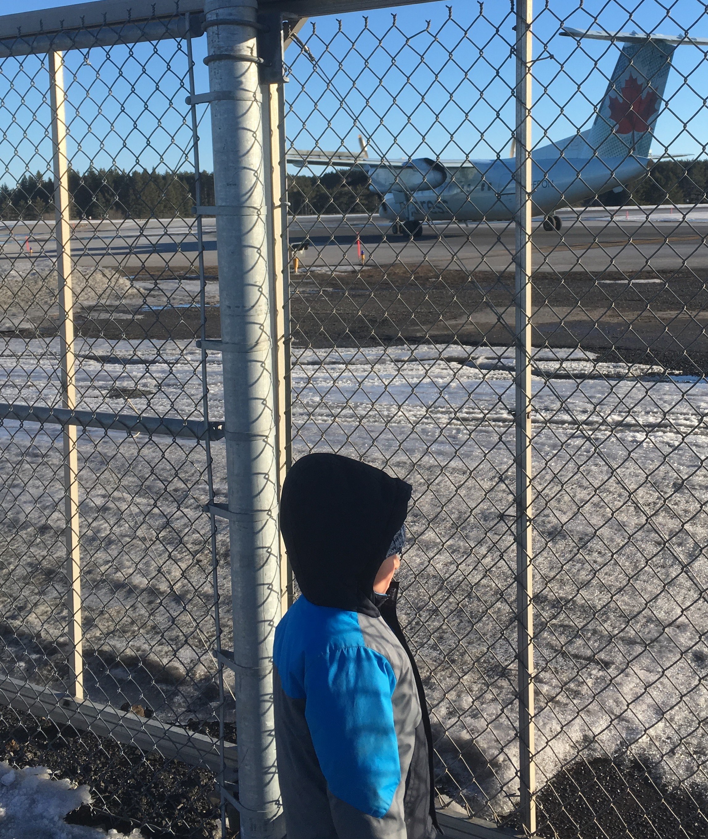 Omar at the airport