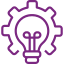 Icon of a lightbulb